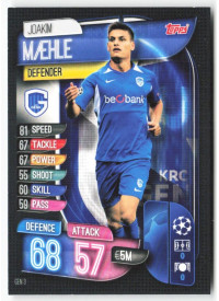 Joakim Maehle, Kartička, 2019-20 Topps Match Attax UEFA Champions League, BASE