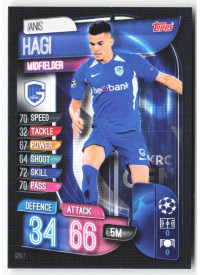 Ianis Hagi, Kartička, 2019-20 Topps Match Attax UEFA Champions League, BASE