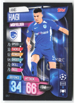 Ianis Hagi, Kartička, 2019-20 Topps Match Attax UEFA Champions League, BASE