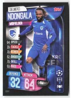 Dieumerci Ndongala, Kartička, 2019-20 Topps Match Attax UEFA Champions League, BASE