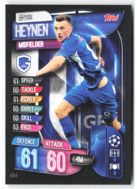 Bryan Heynen, Kartička, 2019-20 Topps Match Attax UEFA Champions League, BASE