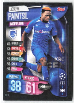 Joseph Paintsil, Kartička, 2019-20 Topps Match Attax UEFA Champions League, BASE