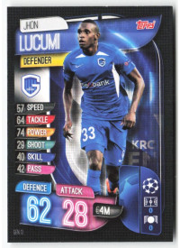 Jhon Lucumi, Card, 2019-20 Topps Match Attax UEFA Champions League, BASE