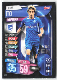 Junya Ito, Card, 2019-20 Topps Match Attax UEFA Champions League, BASE