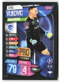 Daniel Vukovic, Card, 2019-20 Topps Match Attax UEFA Champions League, INSERT