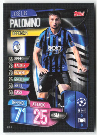 José Luis Palomino, Kartička, 2019-20 Topps Match Attax UEFA Champions League, BASE