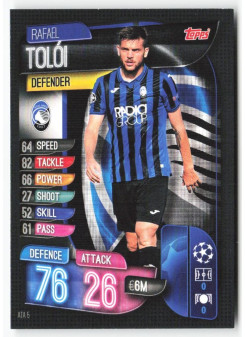 Rafael Tolói, Kartička, 2019-20 Topps Match Attax UEFA Champions League, BASE