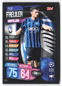 Remo Freuler, Kartička, 2019-20 Topps Match Attax UEFA Champions League, BASE