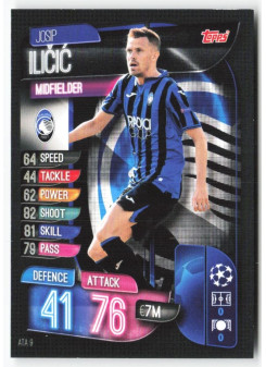 Josip Ilićić, Kartička, 2019-20 Topps Match Attax UEFA Champions League, BASE