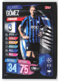 Alejandro Gómez, Kartička, 2019-20 Topps Match Attax UEFA Champions League, BASE