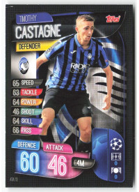 Timothy Catagne, Card, 2019-20 Topps Match Attax UEFA Champions League, BASE