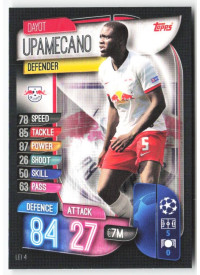 Dayot Upamecano, Kartička, 2019-20 Topps Match Attax UEFA Champions League, BASE