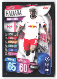 Amadou Haidara, Card, 2019-20 Topps Match Attax UEFA Champions League, BASE