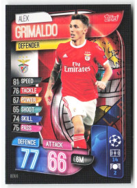 Alex Grimaldo, Kartička, 2019-20 Topps Match Attax UEFA Champions League, BASE