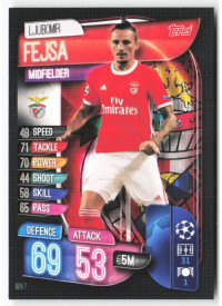 Ljubomir Fejsa, Kartička, 2019-20 Topps Match Attax UEFA Champions League, BASE
