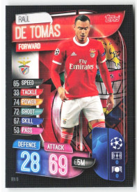 Raul De Tomas, Kartička, 2019-20 Topps Match Attax UEFA Champions League, BASE
