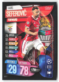 Haris Seferović, Kartička, 2019-20 Topps Match Attax UEFA Champions League, BASE