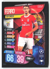 Ferro, Card, 2019-20 Topps Match Attax UEFA Champions League, BASE