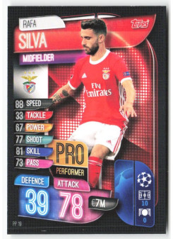 Rafa Silva, Kartička, 2019-20 Topps Match Attax UEFA Champions League, INSERT