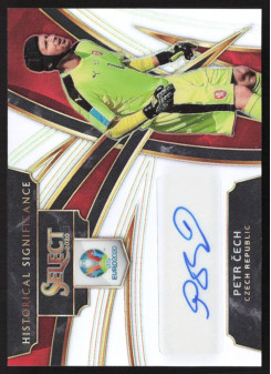Petr Cech, Card, 2020 Panini Select UEFA EURO, AUTOGRAPH