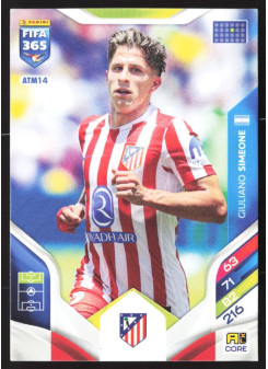 Giuliano Simeone, Kartička, 2026 Panini Adrenalyn XL FIFA 365, BASE
