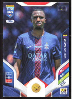 Willian Pacho, Kartička, 2026 Panini Adrenalyn XL FIFA 365, BASE