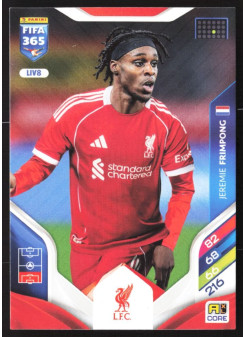 Jeremie Frimpong, Kartička, 2026 Panini Adrenalyn XL FIFA 365, BASE