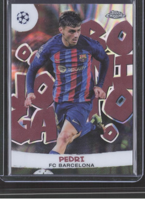 Pedri, Card, Topps Chrome UEFA Club Competitions 2022-2023, INSERT