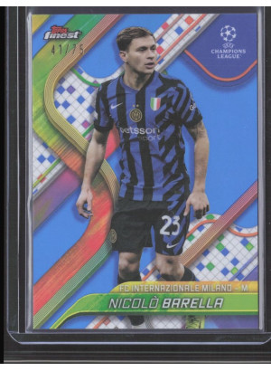 Nicolò Barella, Card, Topps Finest UEFA Club Competitions 2024-2025, LIMIT