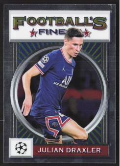 Julian Draxler, Kartička, 2021-22 Topps Finest Flashback UEFA Champions League, BASE