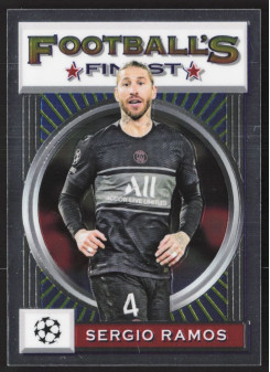 Sergio Ramos, Kartička, 2021-22 Topps Finest Flashback UEFA Champions League, BASE