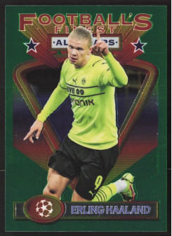 Erling Haaland, Kartička, 2021-22 Topps Finest Flashback UEFA Champions League, BASE
