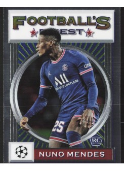 Nuno Mendes, Kartička, 2021-22 Topps Finest Flashback UEFA Champions League, BASE