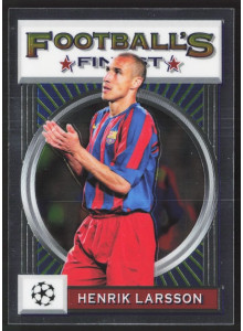 Henrik Larsson, Kartička, 2021-22 Topps Finest Flashback UEFA Champions League, BASE