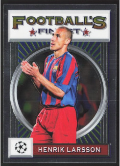 Henrik Larsson, Kartička, 2021-22 Topps Finest Flashback UEFA Champions League, BASE