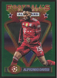 Alphonso Davies, Kartička, 2021-22 Topps Finest Flashback UEFA Champions League, BASE
