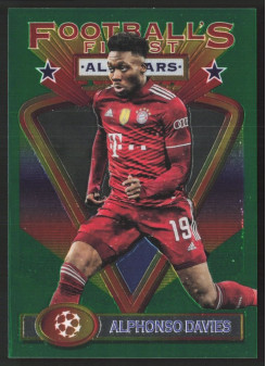 Alphonso Davies, Kartička, 2021-22 Topps Finest Flashback UEFA Champions League, BASE