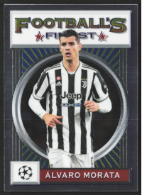 Alvaro Morata, Kartička, 2021-22 Topps Finest Flashback UEFA Champions League, BASE