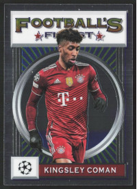 Kingsley Coman, Kartička, 2021-22 Topps Finest Flashback UEFA Champions League, BASE