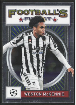 Weston McKennie, Kartička, 2021-22 Topps Finest Flashback UEFA Champions League, BASE
