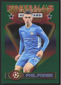 Phil Foden, Kartička, 2021-22 Topps Finest Flashback UEFA Champions League, BASE