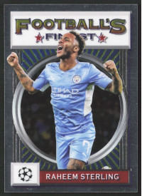 Raheem Sterling, Kartička, 2021-22 Topps Finest Flashback UEFA Champions League, BASE