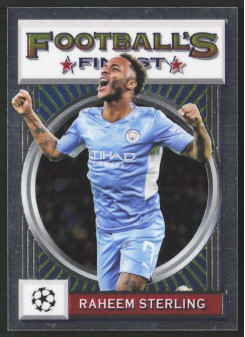 Raheem Sterling, Kartička, 2021-22 Topps Finest Flashback UEFA Champions League, BASE