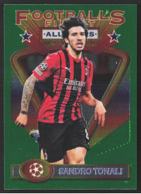 Sandro Tonali, Kartička, 2021-22 Topps Finest Flashback UEFA Champions League, BASE