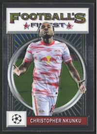 Christopher Nkunku, Kartička, 2021-22 Topps Finest Flashback UEFA Champions League, BASE