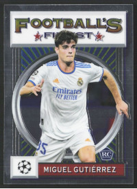 Miguel Gutiérrez, Kartička, 2021-22 Topps Finest Flashback UEFA Champions League, BASE