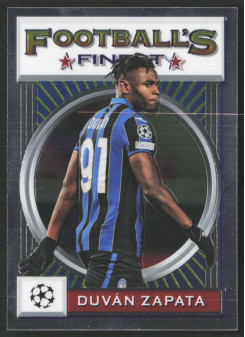 Duván Zapata, Card, 2021-22 Topps Finest Flashback UEFA Champions League, BASE
