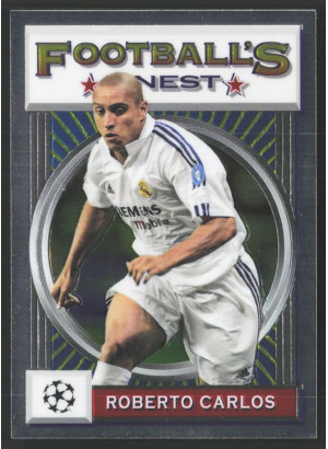 Roberto Carlos, Card, 2021-22 Topps Finest Flashback UEFA Champions League, BASE