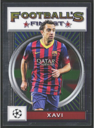 Xavi, Card, 2021-22 Topps Finest Flashback UEFA Champions League, BASE
