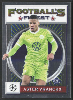 Aster Vranckx, Card, 2021-22 Topps Finest Flashback UEFA Champions League, BASE